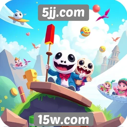 Plataforma 5jj.com com foco em jogos mobile